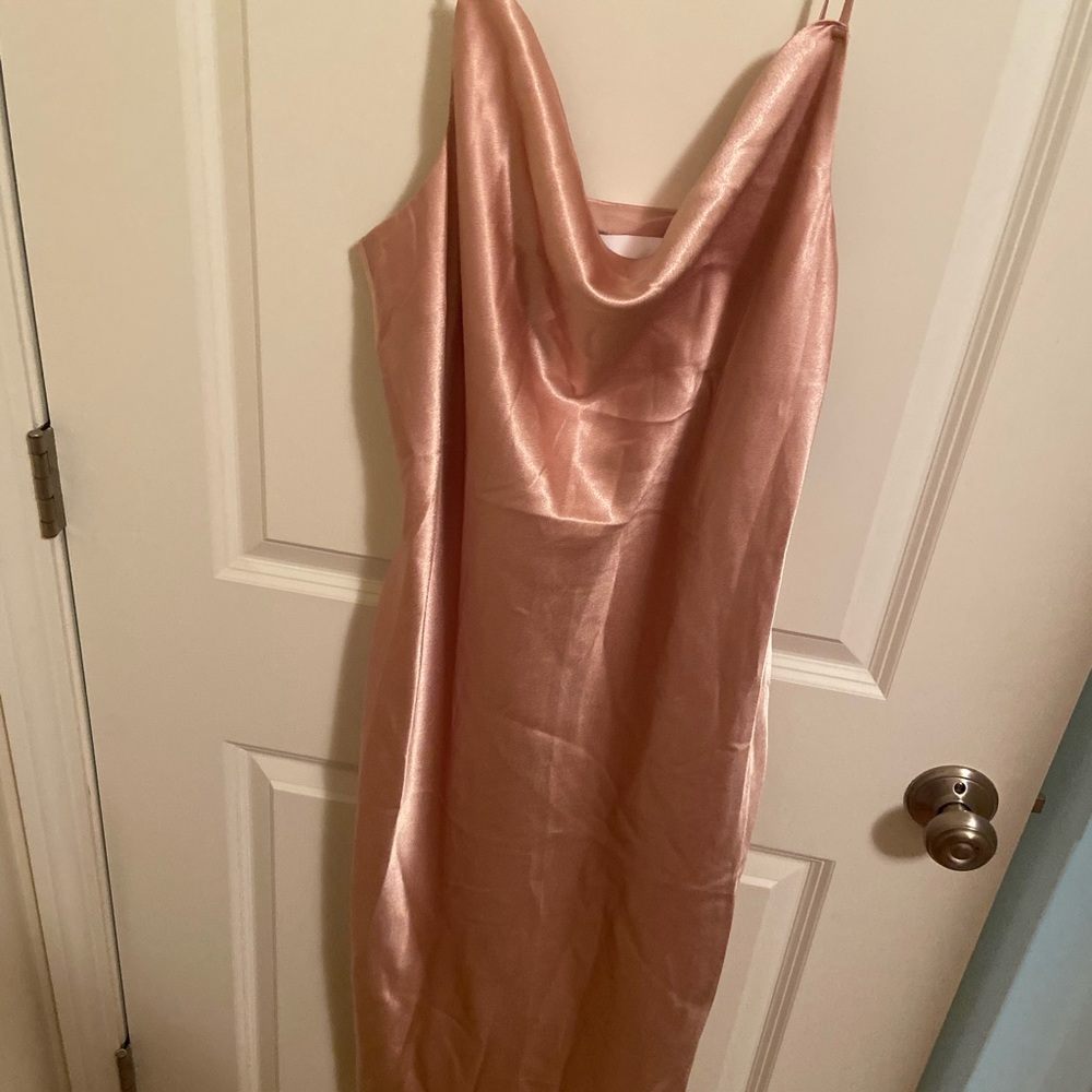 Rose Gold Bridesmaids Dress